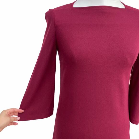 Lafayette 148 New York Square Neck Shift Dress - Picture 7 of 12